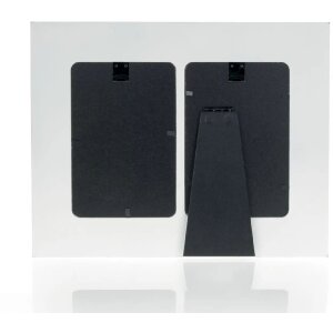 Cadre photo en bois ZEP Ravello pour 2 photos 10x15 cm Blanc Naturel