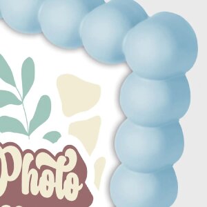 Cadre photo en bois ZEP Pop bleu 10x15 cm