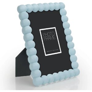 Cadre photo en bois ZEP Pop bleu 10x15 cm