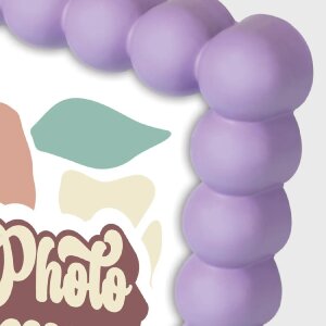 Cadre photo en bois ZEP Pop Violet 10x15 cm