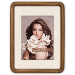 Cadre en bois ZEP Marsiglia 30x40 cm avec passe-partout...