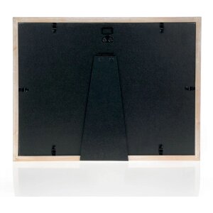 ZEP bois cadre double Selene pour 2 photos 13x18 cm vintage coeur déco nature blanc