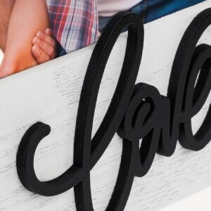 Cadre photo en bois ZEP Gianna Noir 10x15 cm