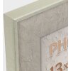 ZEP Colmar Cadre photo Gris 13x18 cm imitation bois verre véritable
