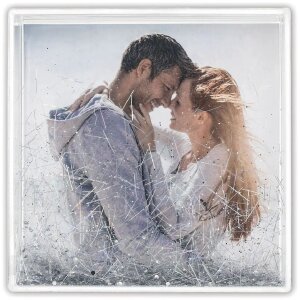 Cadre à secouer ZEP Glitter 10x10 cm