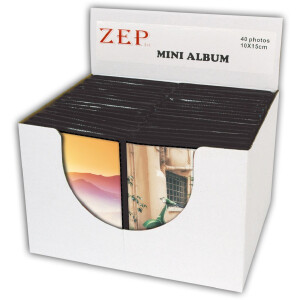 ZEP Album Poesia 40 photos 11x16 cm couverture souple couleurs assorties