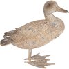 Clayre & Eef Déco Canard gris-brun Polyrésine 22x15x21 cm