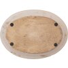 Clayre & Eef Assiette décorative 25x18x3 cm Beige Rouge avec motif de fraise