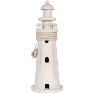 Clayre & Eef 6H2409 Phare décoratif blanc...
