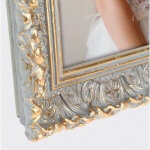 ZEP cadre photo polyrésine Valbonne gris or 10x15...