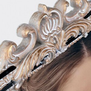 ZEP Queen Cadre photo Baroque Noir Or 10x15 cm ou 15x20 cm