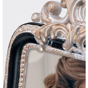 ZEP Queen Cadre photo Baroque Noir Or 10x15 cm ou 15x20 cm