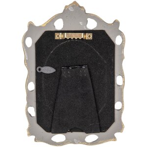Clayre & Eef 2F1219 Cadre photo Gris Or 12x16 cm...