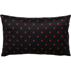 Clayre & Eef BHS36-4 Housse de coussin 30x50 cm Noir Blanc Design Romantique
