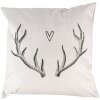 Clayre & Eef NWV20-1 Housse de coussin 45x45 cm Beige Marron style cottage