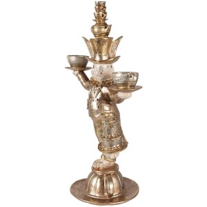 Clayre & Eef Décoration Lapin doré...