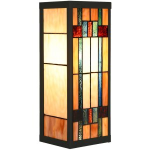 LumiLamp 5LL-6362 Applique Tiffany Beige Marron...