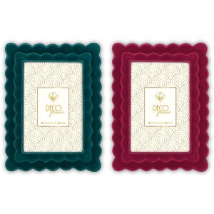 Cadre photo ZEP Déco Rouge/Vert Design baroque...
