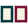 Cadre photo ZEP Déco Rouge/Vert Design baroque 10x15 cm 13x18 cm 15x20 cm