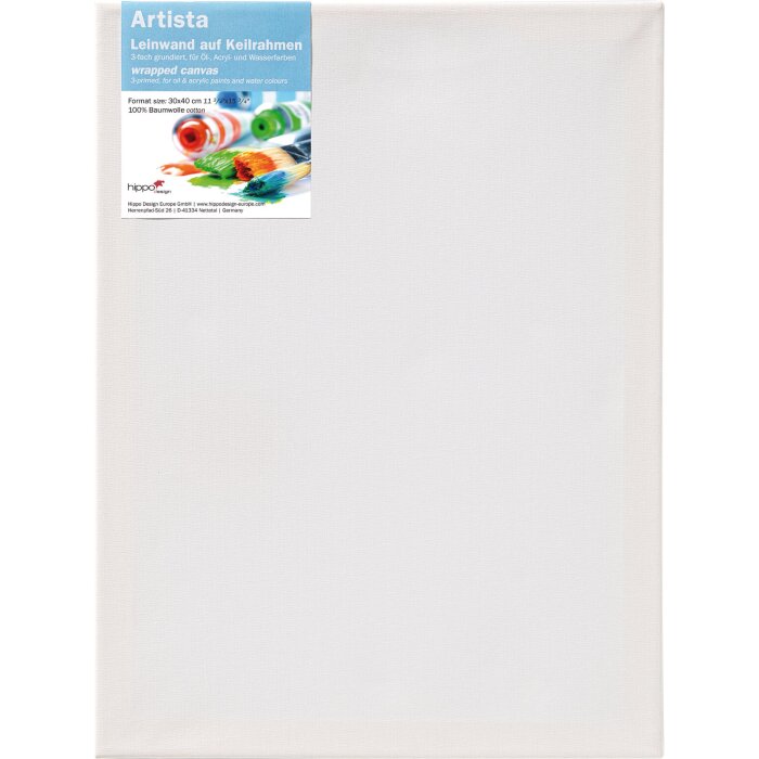 Walther Toile 40x60 cm sur châssis 1,5x3 cm pour huile acrylique aquarelle
