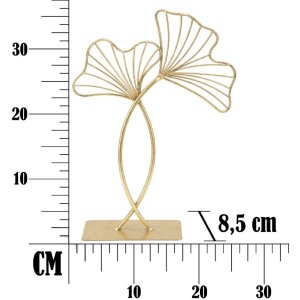 Mauro Ferretti Sculpture Leaf Glam Or 25x8,5x35 cm