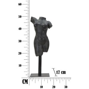 Mauro Ferretti sculpture Museum Woman 19x17x50 cm noir