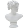 Mauro Ferretti Sculpture Roman Woman 21,5x14,5x34 cm blanc
