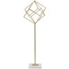 Mauro Ferretti Sculpture Cube 16x18x52,5 cm or-blanc