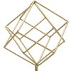 Mauro Ferretti Sculpture Cube 16x18x52,5 cm or-blanc