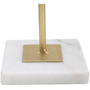 Mauro Ferretti Sculpture Cube 16x18x41,5 cm or-blanc
