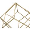 Mauro Ferretti Sculpture Cube 16x18x41,5 cm or-blanc