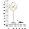 Mauro Ferretti Sculpture Cube 16x18x41,5 cm or-blanc