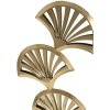 Mauro Ferretti Sculpture Triple Leaf 23,5x10x44 cm or-noir