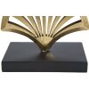 Mauro Ferretti Sculpture Triple Leaf 23,5x10x44 cm or-noir