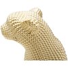 Mauro Ferretti sculpture léopard 23x15,5x29 cm or