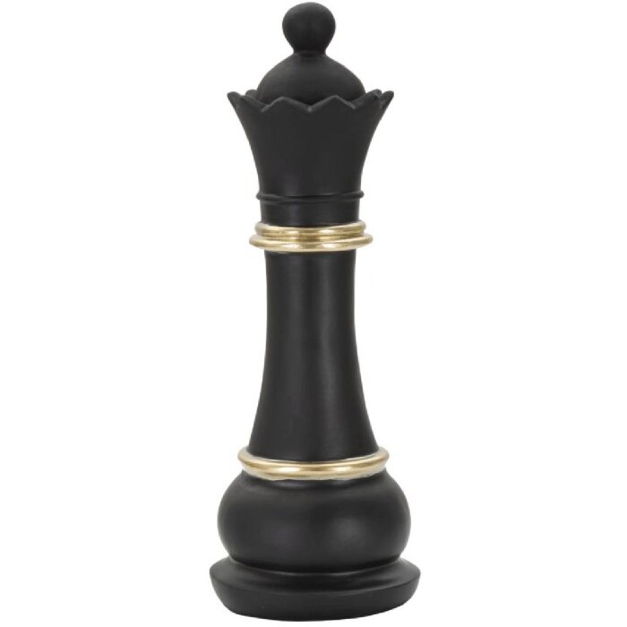 Mauro Ferretti Sculpture Queen 9x25,5 cm noir-or
