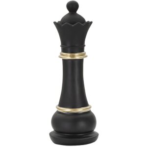 Mauro Ferretti Sculpture Queen 9x25,5 cm noir-or