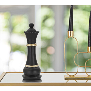 Mauro Ferretti Sculpture Queen 9x25,5 cm noir-or