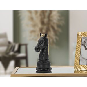 Mauro Ferretti sculpture cheval 10,5x8,5x19 cm noir-or