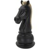 Mauro Ferretti sculpture cheval 10,5x8,5x19 cm noir-or