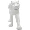 Mauro Ferretti sculpture panthère blanche 70x18x32,5 cm