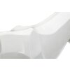 Mauro Ferretti sculpture panthère blanche 70x18x32,5 cm