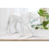 Mauro Ferretti sculpture panthère blanche 70x18x32,5 cm