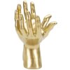 Mauro Ferretti Sculpture de mains Peace Hands 25x15x24 cm or