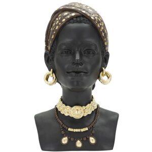 Mauro Ferretti buste Massai Woman 19x18,5x30 cm noir