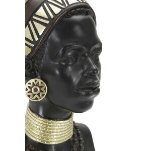Mauro Ferretti Buste Massai Woman Tribe 23x19x38,5 cm noir