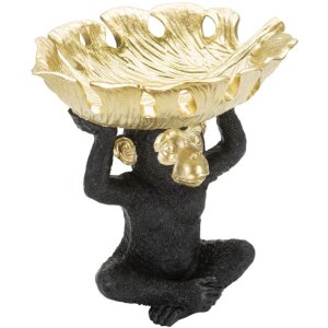 Mauro Ferretti figure décorative singe avec bol de...