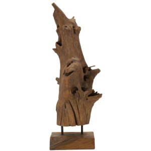 Mauro Ferretti Sculpture Akar 23x27x64 cm teck brun
