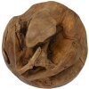 Mauro Ferretti Deko sphère en teck Ø50 cm brun
