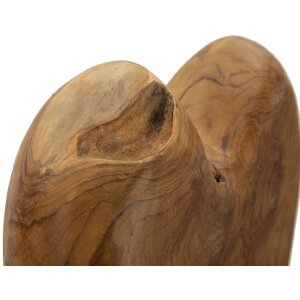 Mauro Ferretti sculpture Dobu teck 25x12x45 cm brun